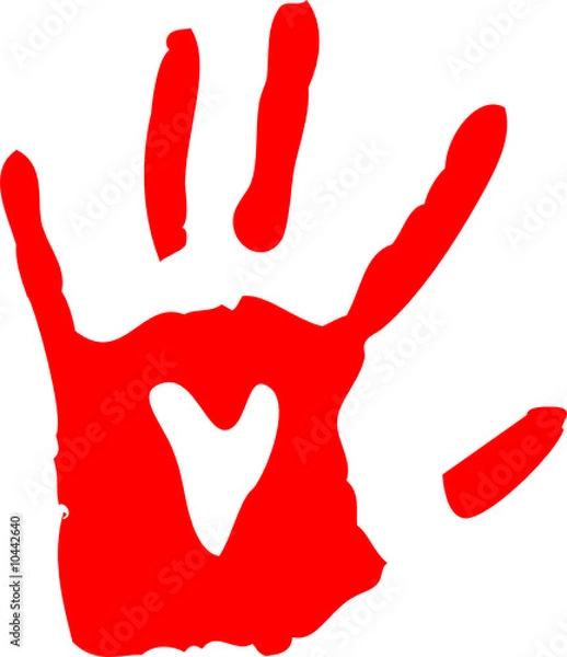 Obraz A hand with heart