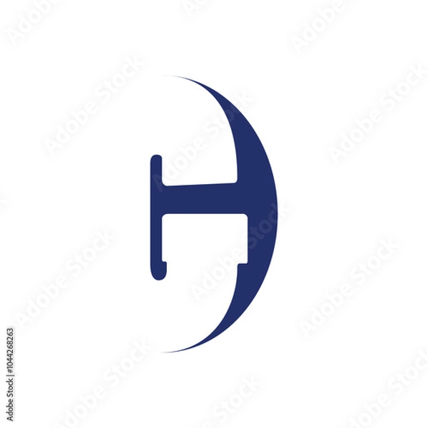 Fototapeta Letter G icon vector, circular concept for initials template