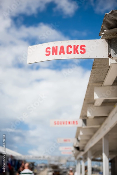 Fototapeta Snack bar sign for concession stand
