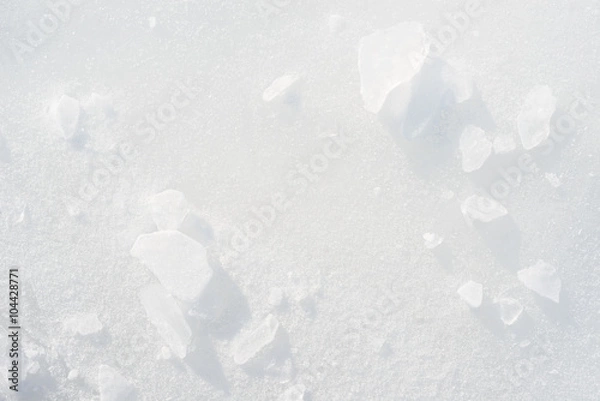 Fototapeta ice pieces background texture