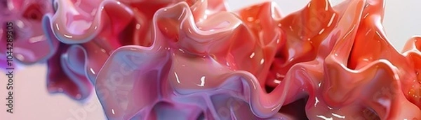 Fototapeta clay style of  abstract 3D Model  icon  Plasticine Sculpture, Playful, Vibrant Colors, Creative Workspace  ,high-resolution