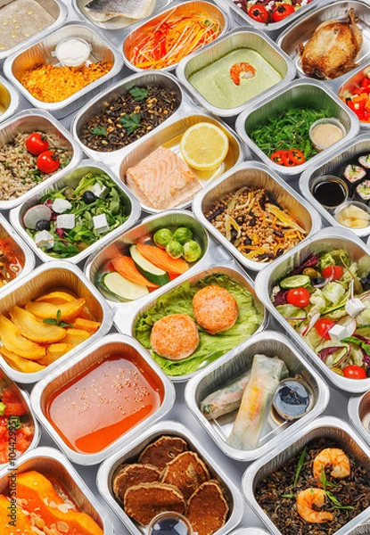 Obraz Food in the containers