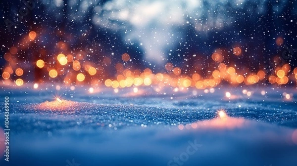 Fototapeta Abstract Light Patterns in Long Exposure Photography