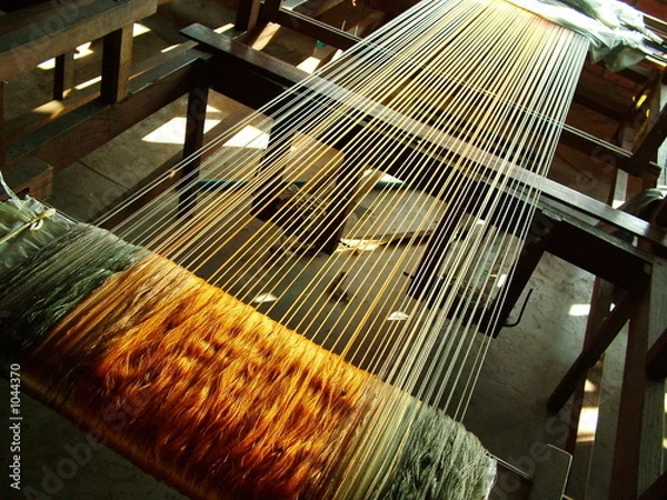 Obraz Tkanie, Kambodża