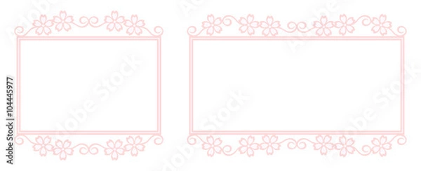 Fototapeta 桜のフレーム