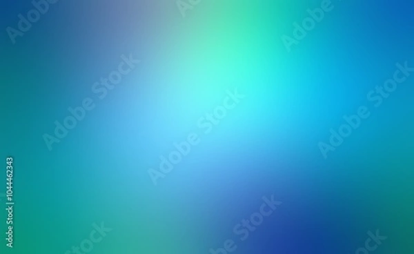 Fototapeta Blue green gradient abstract blur backdrop.