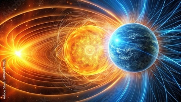 Obraz Shielding device protecting against solar wind