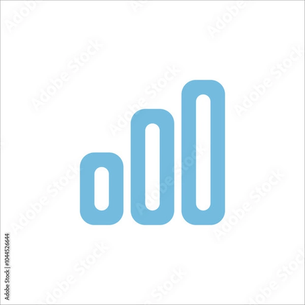 Obraz volume up rounded button icon vector logo art illustration.eps