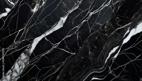 Fototapeta black marble texture
