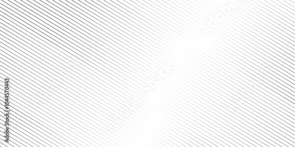 Fototapeta 	
Vector tech geometric thin diagonal striped line pattern gradient minimal transparent background. White geometric pattern transparent background. minimal surface curve wave creative line texture.