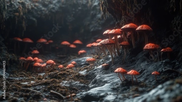 Obraz Mysterious Glow of Mushrooms