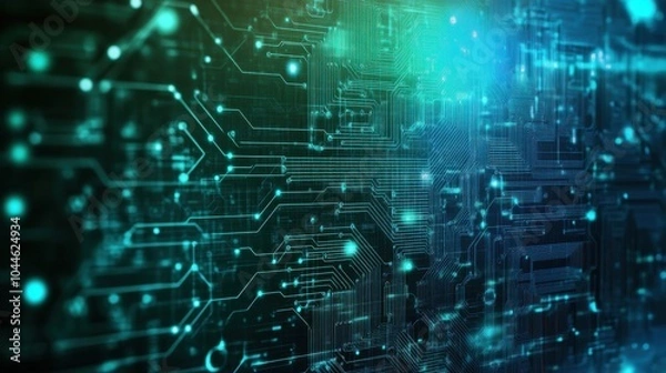 Fototapeta intricate lines and connections, symbolizing technology and innovation.