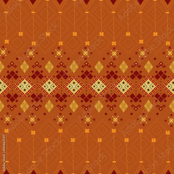 Obraz orange cloth pattern