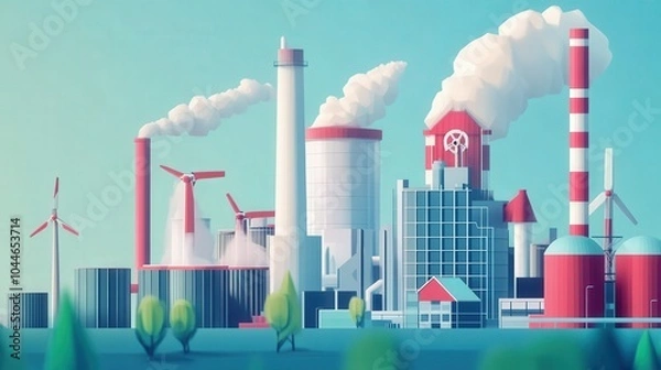 Fototapeta Investing in research and development for clean technologies is vital for achieving carbon neutrality