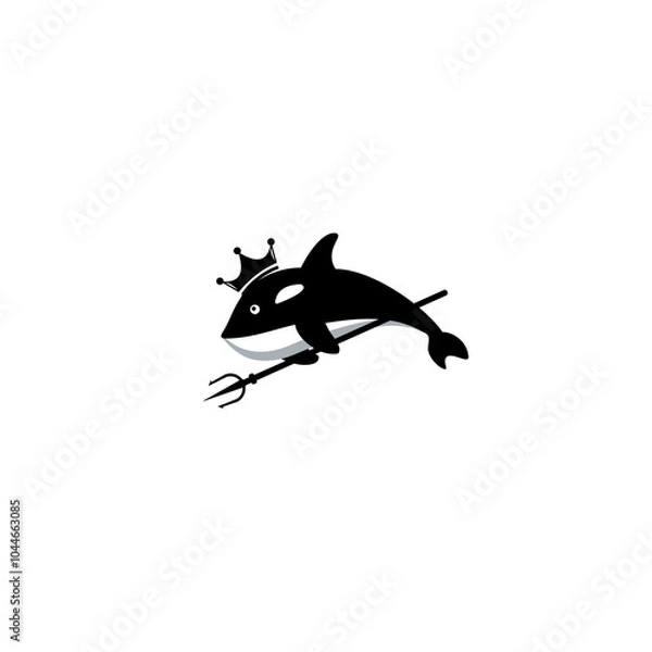 Fototapeta king orcha vector 