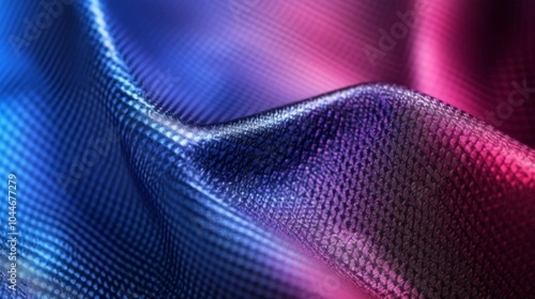 Fototapeta Close-Up of Soft Geometric Patterns in Vibrant Colors