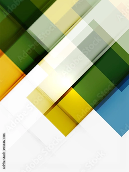 Obraz Minimalistic geometric background