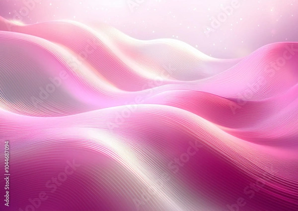 Fototapeta ピンクのウェーブ背景