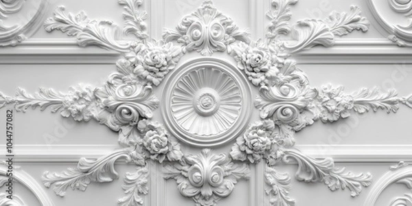 Obraz Clock on Building Wall