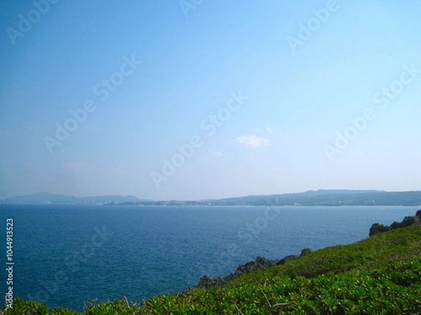 Fototapeta 冬の沖縄　残波岬公園