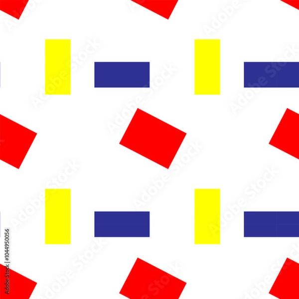 Obraz Vector seamless pattern with multicolored rectangles