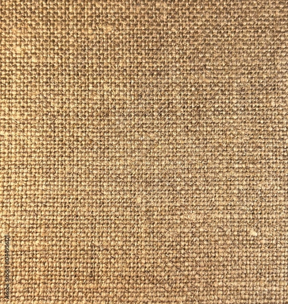 Fototapeta Texture Coarse Fabric Closeup Horizontal Beige Natural Rustic Design