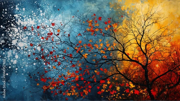 Obraz sunset over the sea