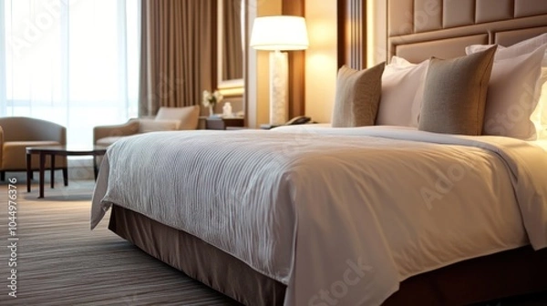 Fototapeta Hotel housekeeping checklist, featuring a comprehensive checklist that ensures no cleaning tasks are overlooked in hotel rooms