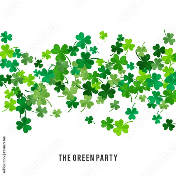 Fototapeta St Patrick's Day background. Vector illustration