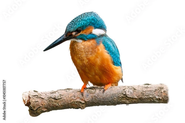 Fototapeta kingfisher; alcedo atthis; isolated; background; white; transparent; wild; wildlife; nature; natural; bird; animal; feather; closeup; breeding; nesting; season; burrow; flying; gemstone; colorful; blu
