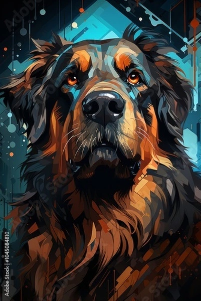 Fototapeta Leonberger dog