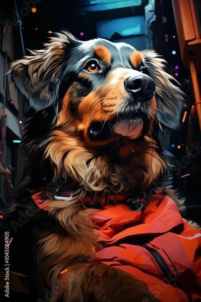 Fototapeta Leonberger dog