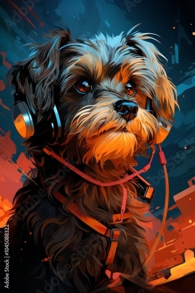 Fototapeta Lhasa Apso dog