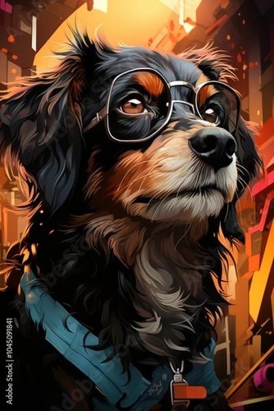 Fototapeta Lowchen dog