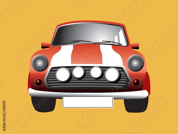 Obraz here somes the mini