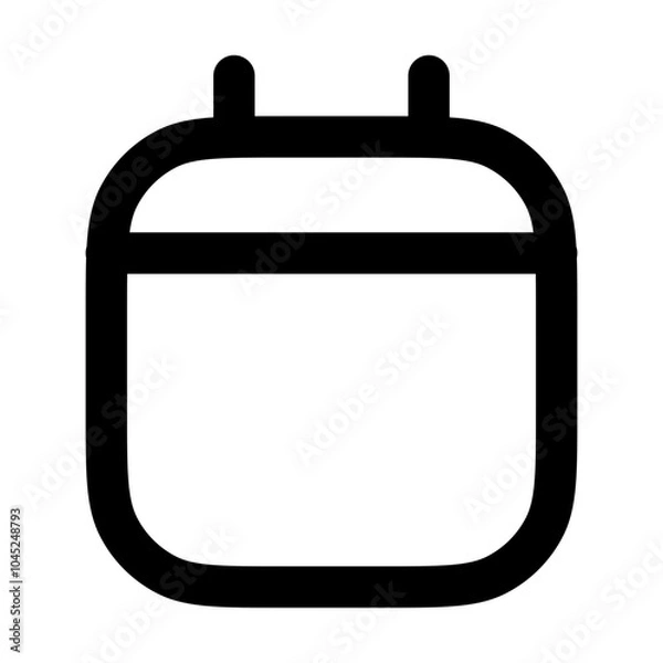 Obraz calander, calander icons,  calander  icon editable stroke outline icon isolated on white background flat vector illustration. Pixel perfect. 64 x 64.
