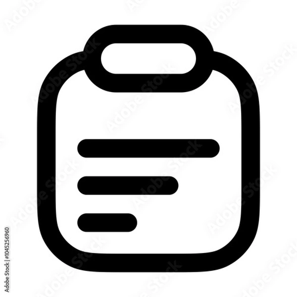 Obraz recipt, recipt icons, recipt   icon editable stroke outline icon isolated on white background flat vector illustration. Pixel perfect. 64 x 64.
