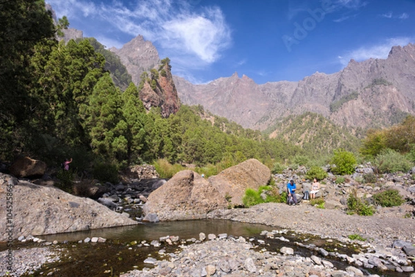 Obraz caldera de taburiente