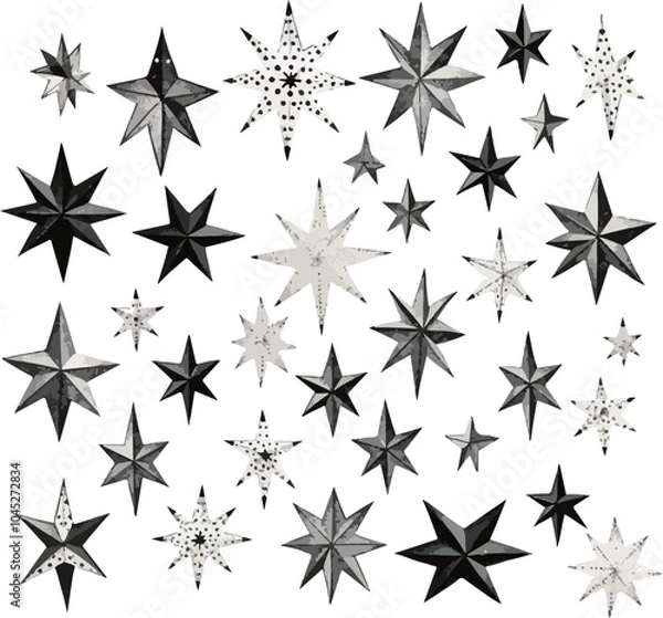 Obraz seamless pattern with stars