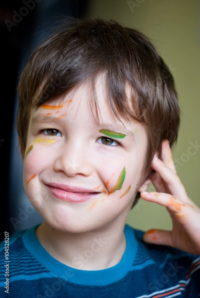 Obraz child with painted face