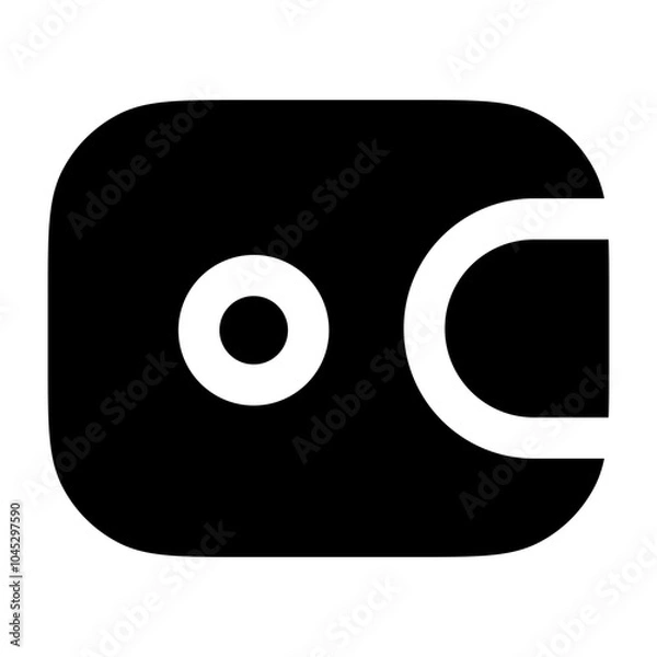 Fototapeta walet,walet icons,walet    icon editable stroke outline icon isolated on white background flat vector illustration. Pixel perfect. 64 x 64.
