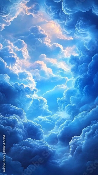 Fototapeta Beautiful sky with clouds
