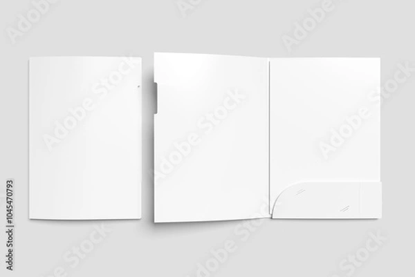 Obraz Paper Folder Blank Mockup
