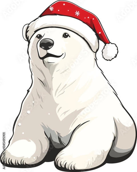 Fototapeta polar bear cub