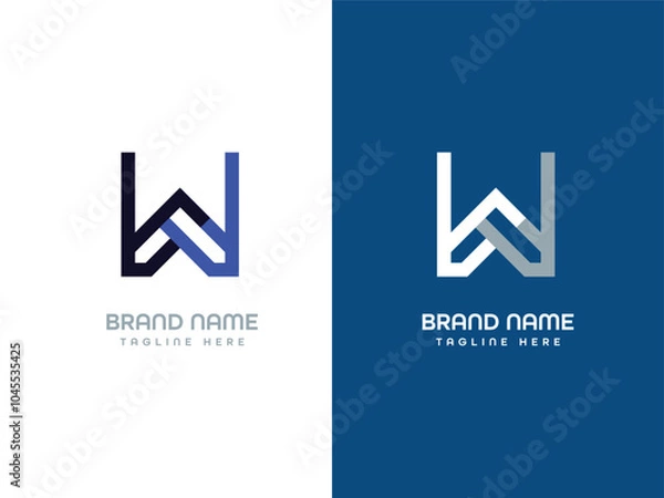 Obraz creative letter logo