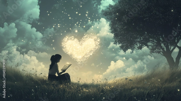 Obraz If you could write a letter to your future self about love, what advice or insights would you share? How do you hope to grow in love over time?" 