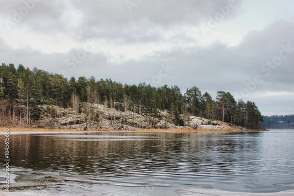 Obraz lake in the mountains