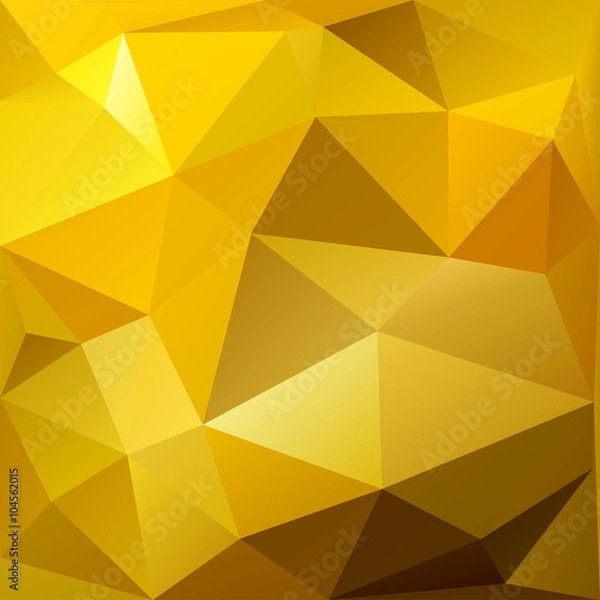 Fototapeta Abstract low poly background of triangles