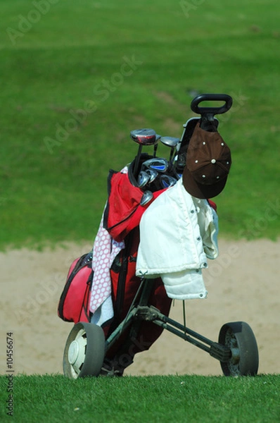 Fototapeta A golf caddy