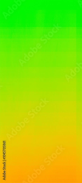 Fototapeta Colorful Blend of Green orange  gradient Background,  Modern Vertical design suitable for Advertisements, Posters, Banners, Promos, and Creative graphic design works